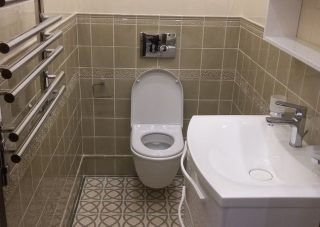 Ремонт туалета от компании СВ Групп